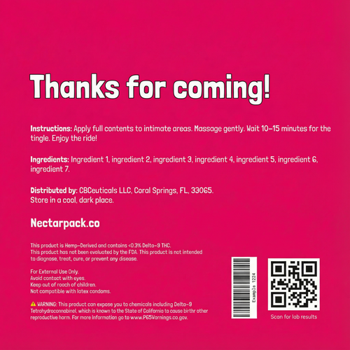Nectar Pack - Pleasure Serum